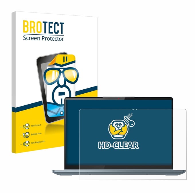 BROTECT - Screenprotector voor Lenovo IdeaPad 5i 2-in-1 Gen 9 14" - Folie Beschermfolie transparant