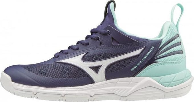 Mizuno Wave Luminous Dames - Blauw - maat 36.5