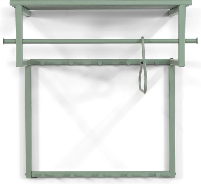 Spinder Design kapstok Rizzoli - Dusty Green - 10 haken - Staal
