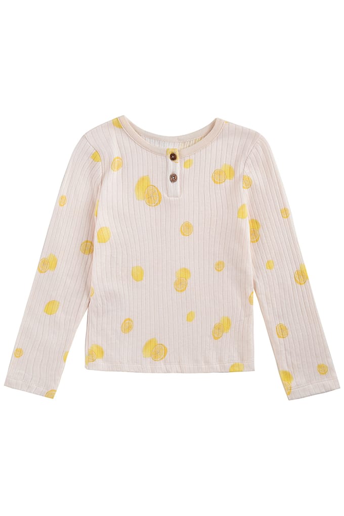 Louise Misha Tee Apoli Cream Lemons Größe: 3M | T-Shirts Outlet | kids | Weiß