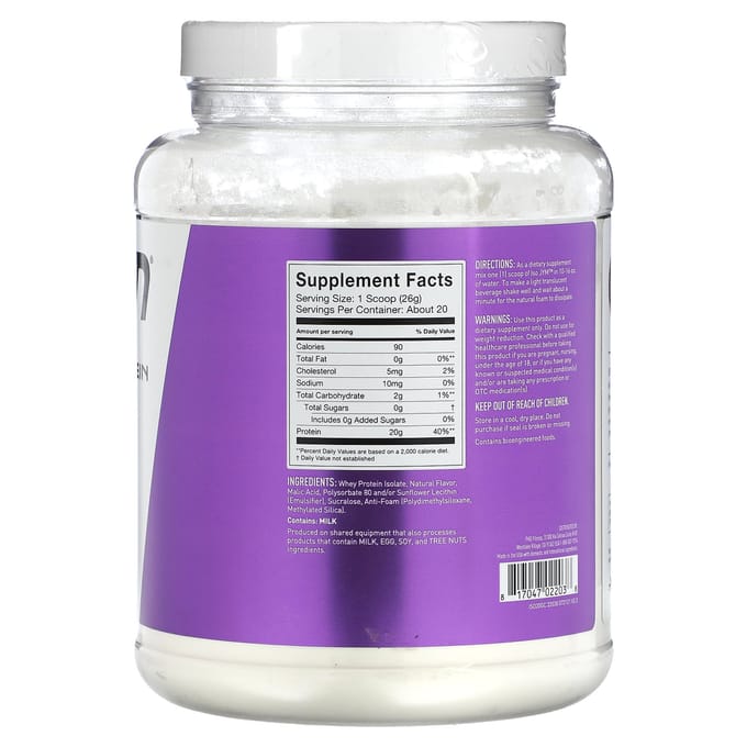 JYM Supplement Science, Clear Isolate Protéine de Whey, Saveur Raisin, 1,1 lb (18,3 onces)