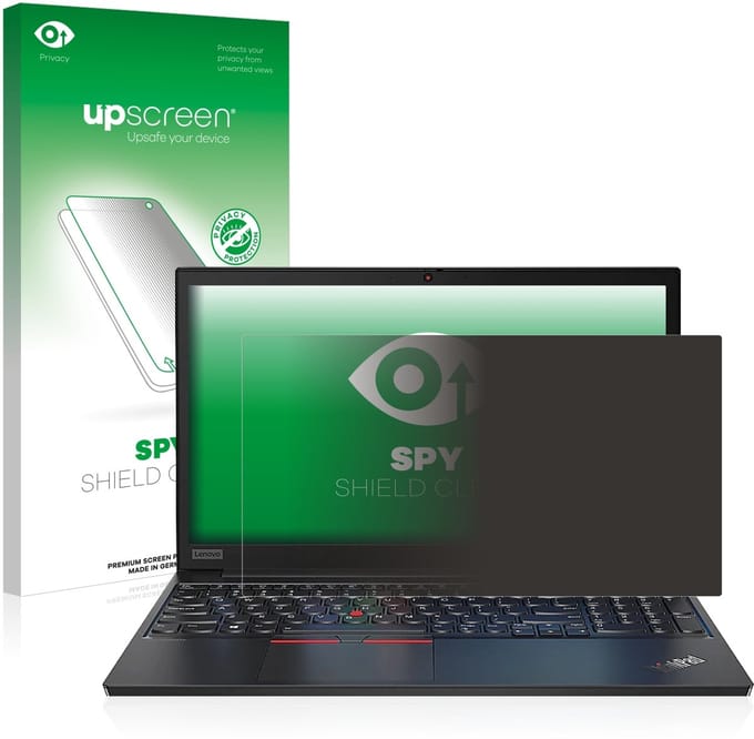 upscreen - privacy screenprotector voor Lenovo ThinkPad E14 Gen 2 - Folie Beschermfolie Blauwlichtfilter