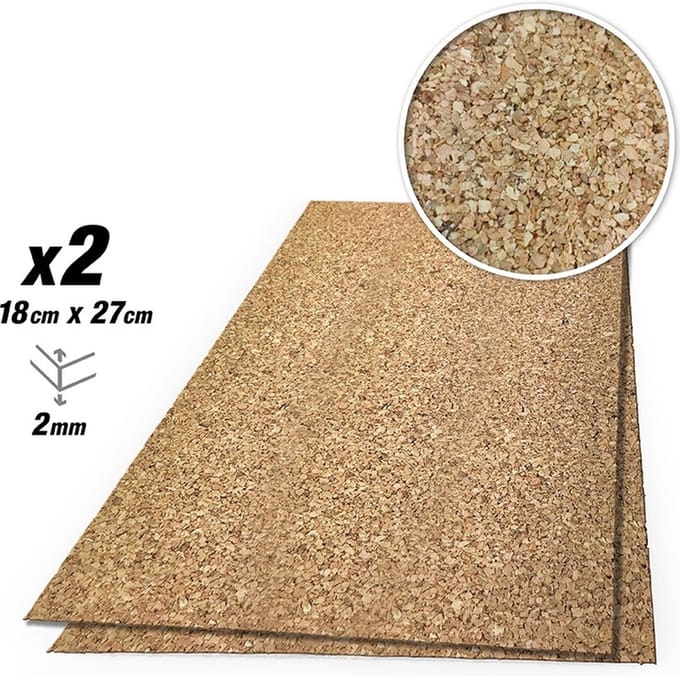 AMMO by Mig Jimenez Modelbouwdecoratie - MIG 8839 Create Cork - Medium Grain - 2mm -2x Kurk