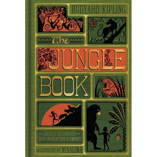 Het Jungleboek MinaLima Editie Geïllustreerd met Interactieve Elementen door Rudyard Kipling... 9780062389503