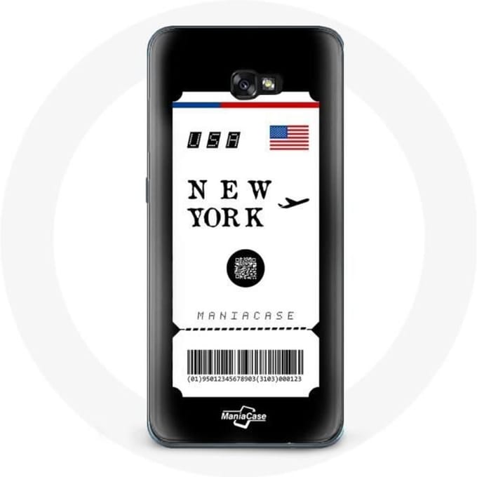 Hoesje voor Samsung Galaxy A8 2016 New York vliegticket