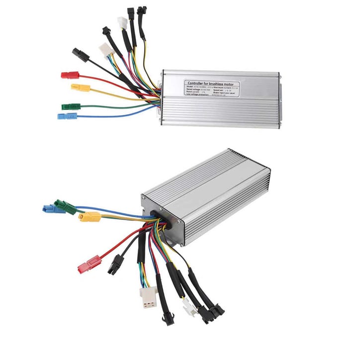 36V48V 1000W1500W Borstelloze Motorcontroller voor Elektrische Fiets Scooter white