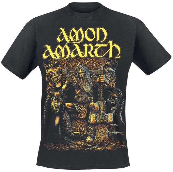 Amon Amarth T-shirt - Thor - S tot 4XL - voor Mannen - zwart