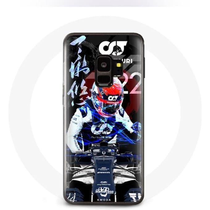 Coque pour Samsung Galaxy S9 Plus Formule 1 Yuki Tsunoda pilote automobile japonais de F1