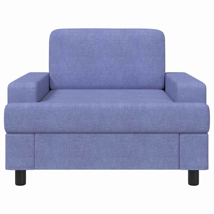 vidaXL - Fauteuil - Jeans - Blauw - Stof