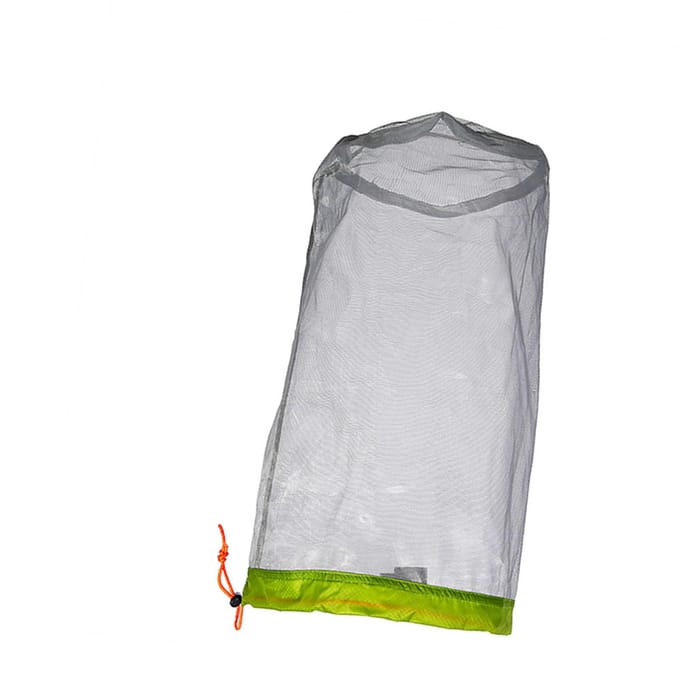 Ultralichte Mesh Zak met Trekkoord Outdoor Reizen Wandelen Kamperen Spullen Opbergtas L Green