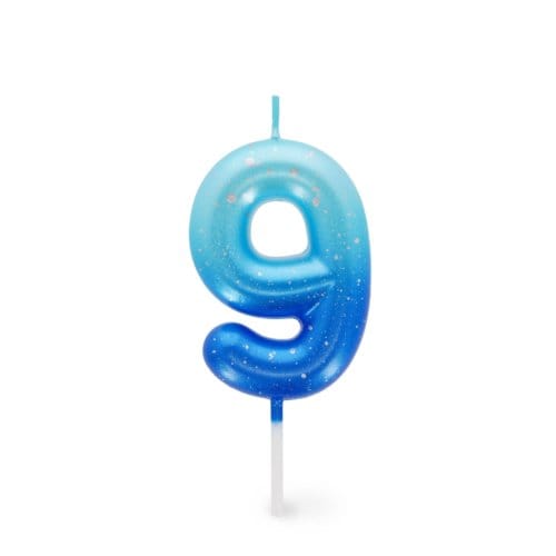 Legami verjaardagskaarsjes nummers groen / blauw - 9