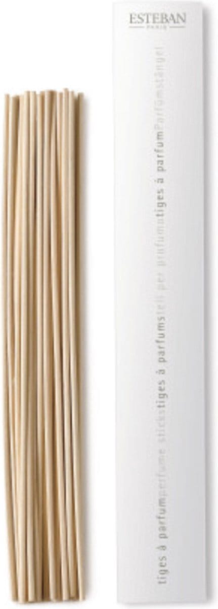 Esteban natuurlijke toon geurstokjes navulling 25cm