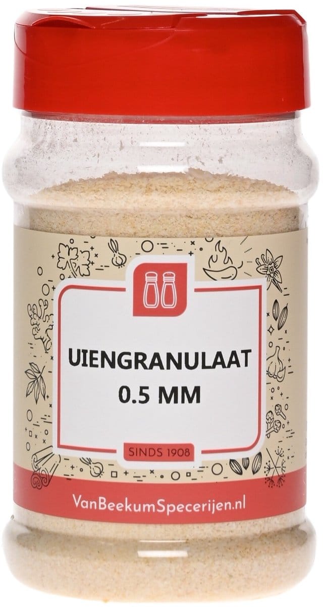 Van Beekum Specerijen - Uiengranulaat 0,5 mm - Strooibus 125 Gram