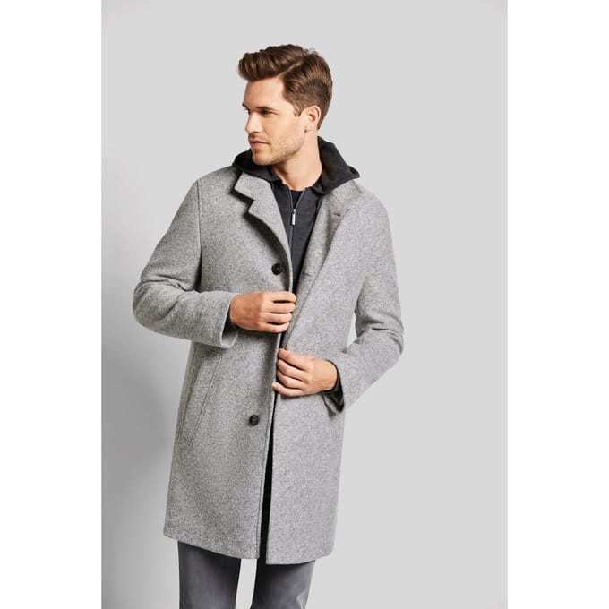 Bugatti Herren Mantel met gevlekt dessin