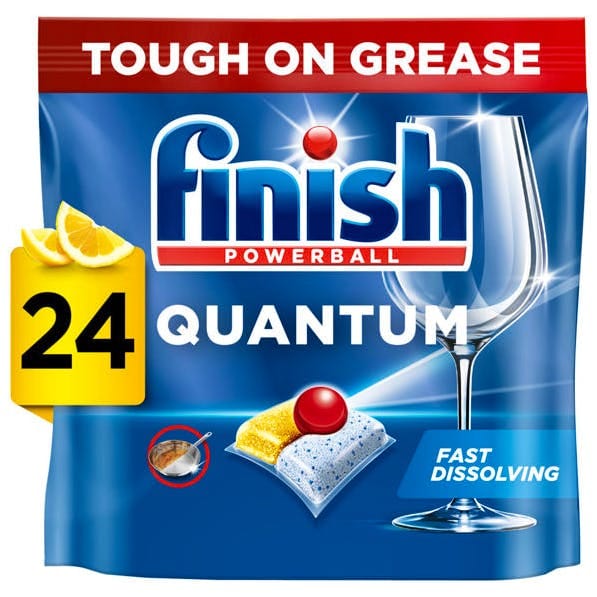 Finish Dishwasher Tablets Quantum Lemon 24 st