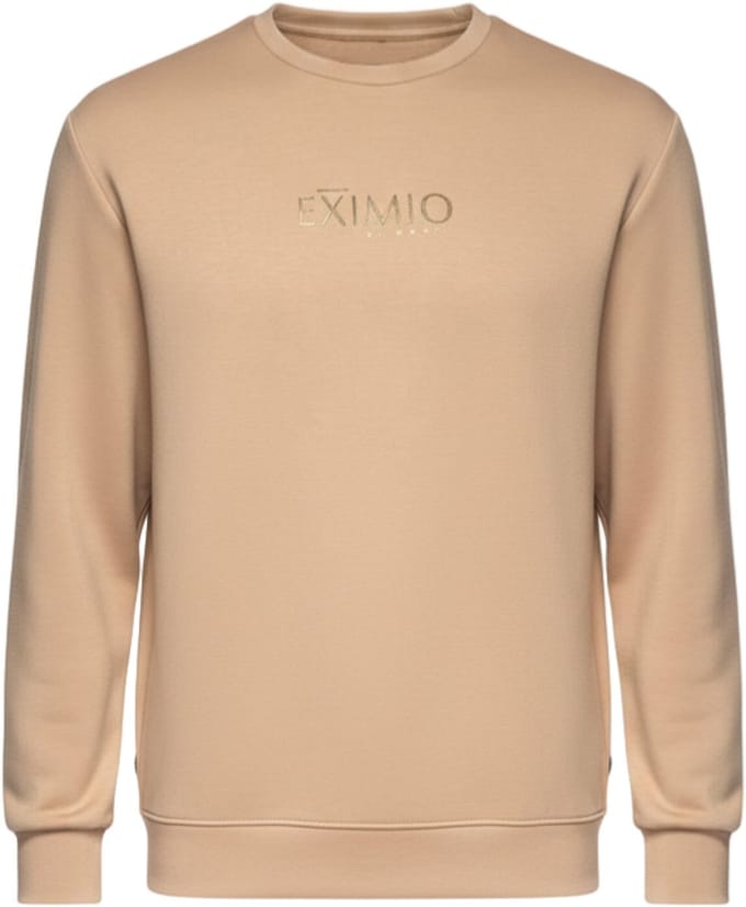 OMBRE Sweater - Regular Fit - Viscose - Lange Mouw Beige S