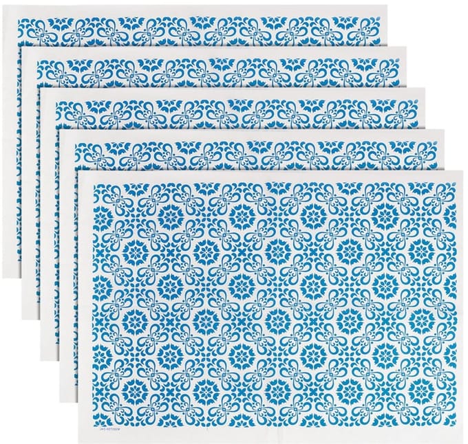 Dailygoods- Transferpapier 5 Stuks - Onderglazuur Transferpapier