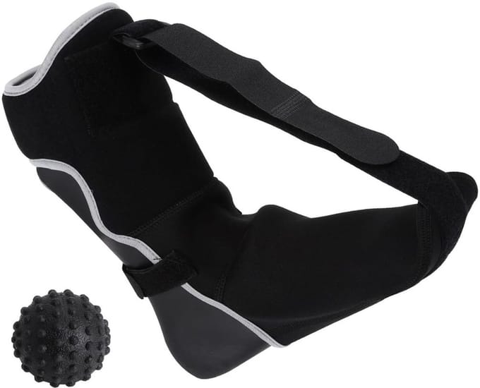 MRKK® Nachtspalk Hielspoor - Zooltjes Brace - Zwart