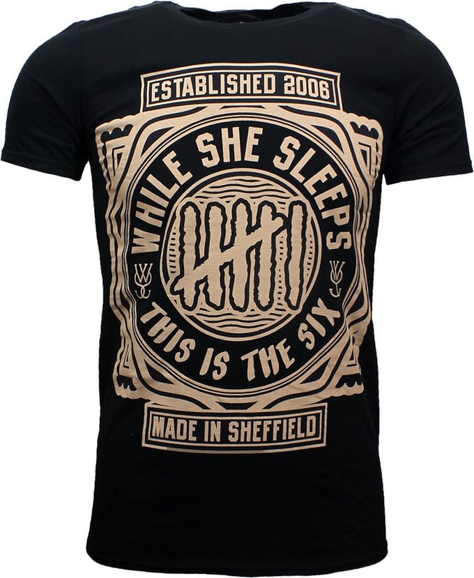 While She Sleeps This Is The Six T-Shirt - Officiële Merchandise - S