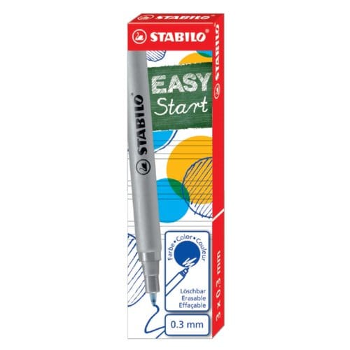 STABILO EASYoriginal - Navullingen - Fine 0,3 mm - Blauw - Doos Met 3 stuks
