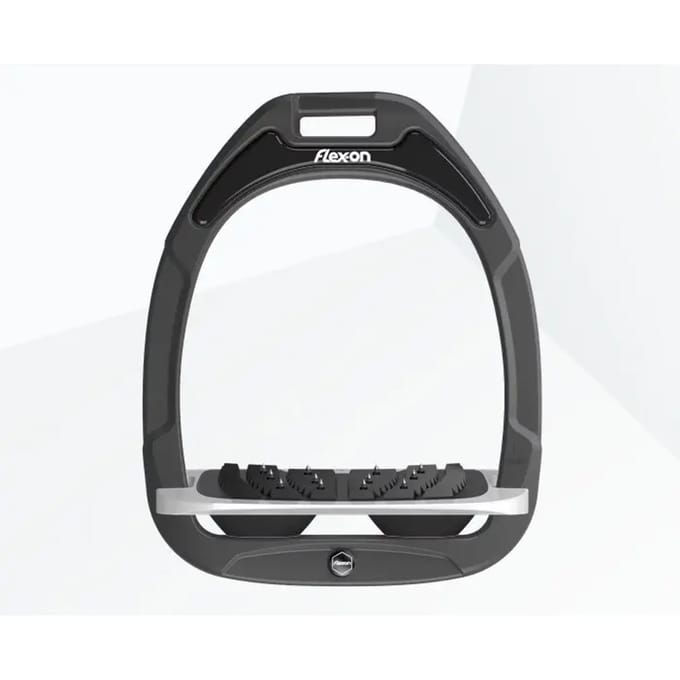 Ultra Grip Verstelbare stijgbeugels Antraciet/Grijs/Zwart Flex-On Green Composite
