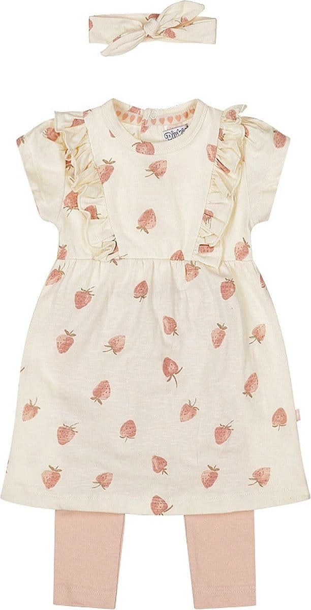 Dirkje Meisjes Kledingset - Off white