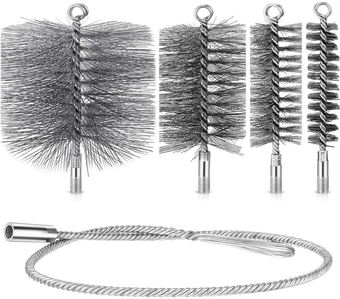 CLGP® Schoorsteenveegset - Schoorsteenveger - Schoorsteenborstel 150mm