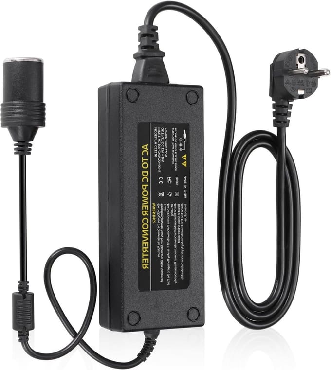 120W 10A AC naar DC Adapter Converter, 230V naar 12V, Voeding voor Auto-accessoires, Pomp, Stofzuiger en Koelbox