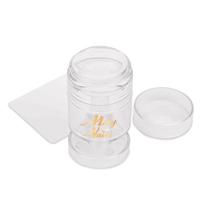 Molly Nails Serie - Silicone Stempel - Reguleerbare Grootte - Met Schraper