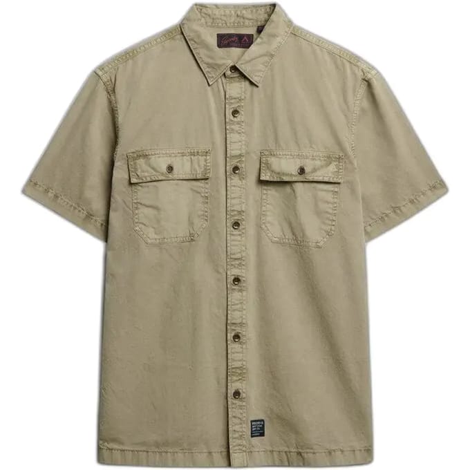 Superdry - Military overhemd met korte mouwen - Heren - Shirts