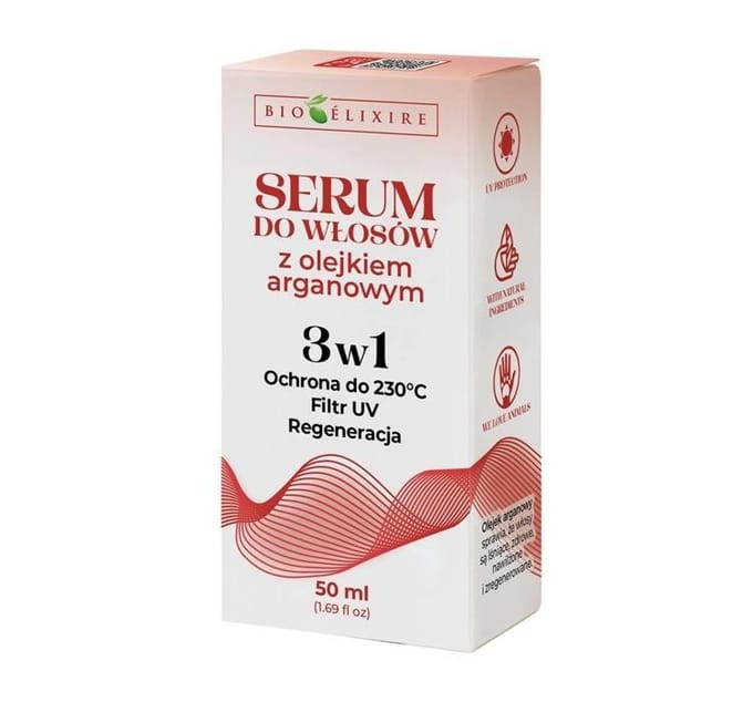 Bioelixire Sérum à l'huile d'argan pour cheveux 3 en 1 50ml