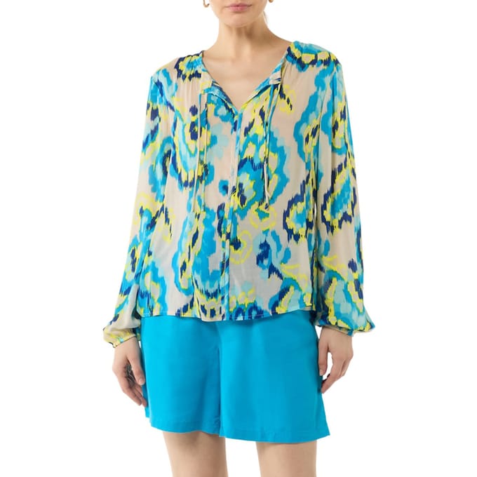 Comma  Blouses White Size: 36 | Blouses Outlet | Dames | Wit