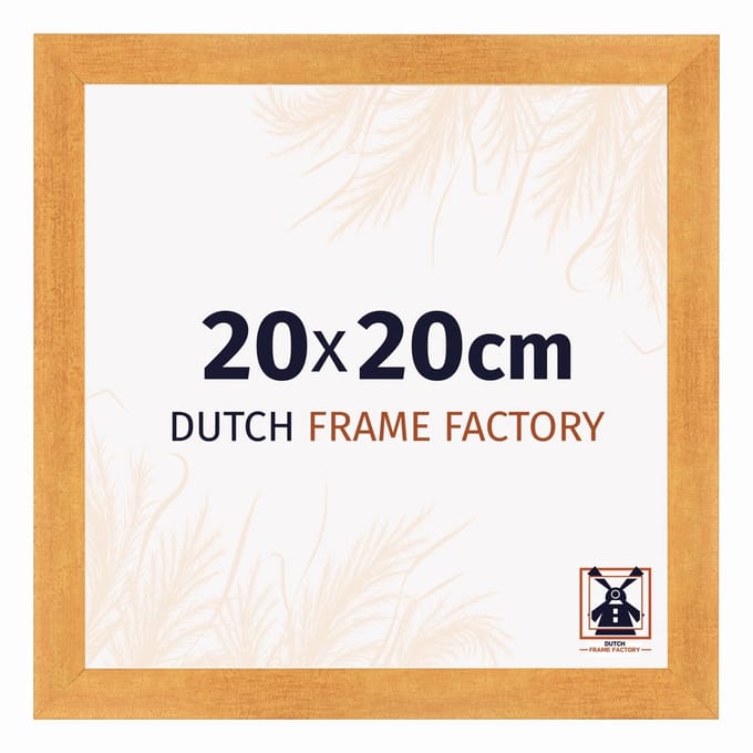 Fotolijst 20x20 cm - MDF - Oranje - Praag