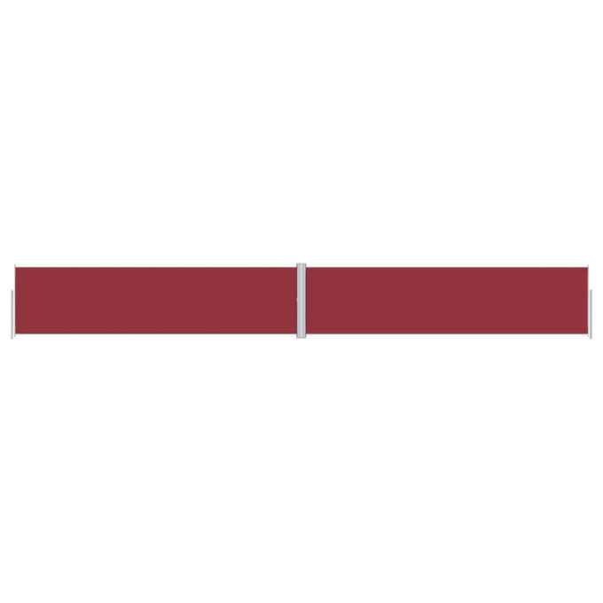 vidaXL - Windscherm - uittrekbaar - 160x1200 - cm - rood