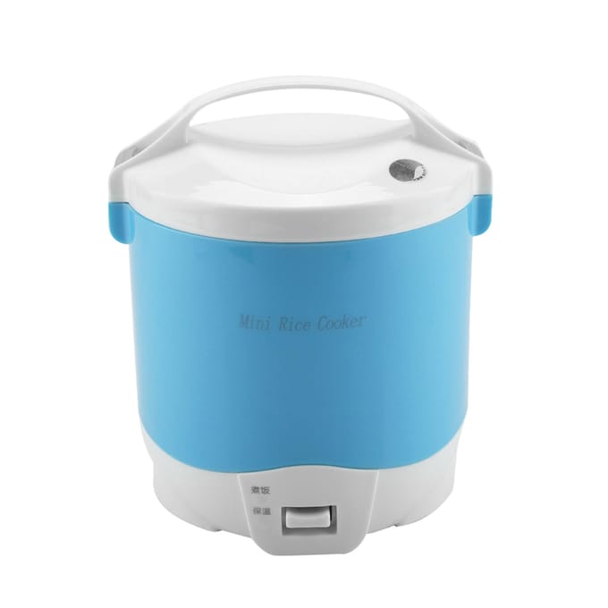 24V 180W 1.6L Elektrische Draagbare Multifunctionele Rijstkoker Stoomkoker voor Auto's (Blauw) blauw