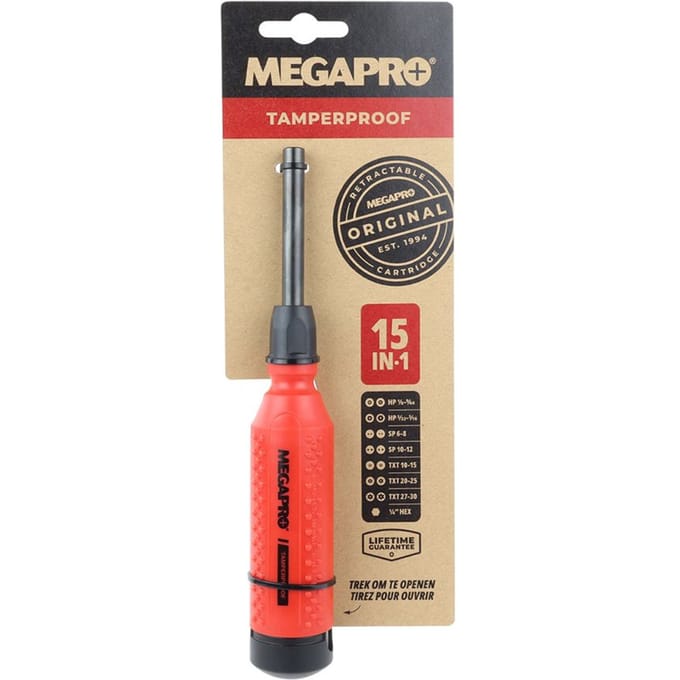 Megapro tamperproof 15-in-1 multibitschr