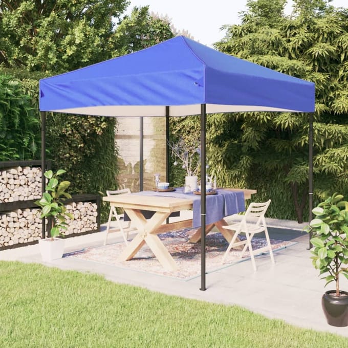 vidaXL - Partytent - inklapbaar - 3x3 - m - blauw