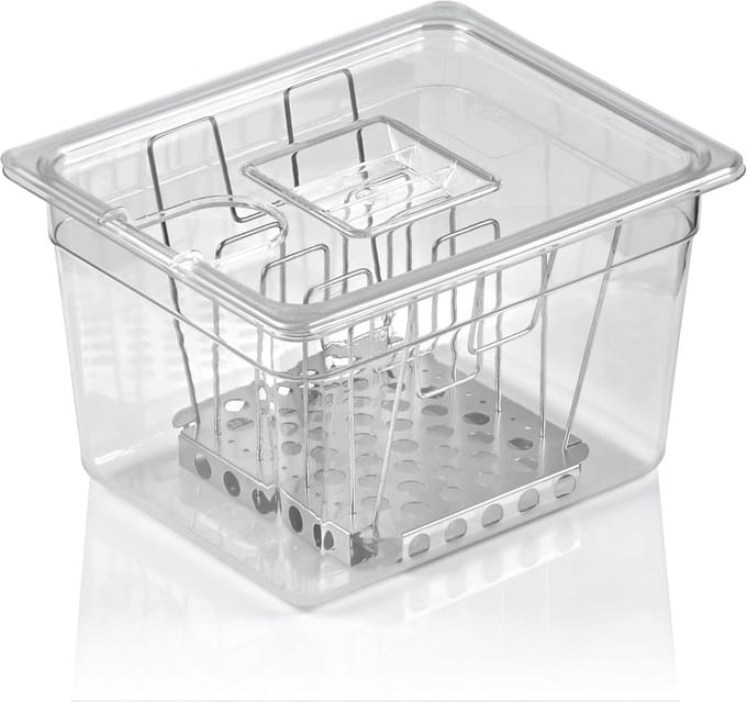 Sous Vide Set met GN Houder en Deksel - Professionele Aanpasbare Frame voor Vlees en Vis