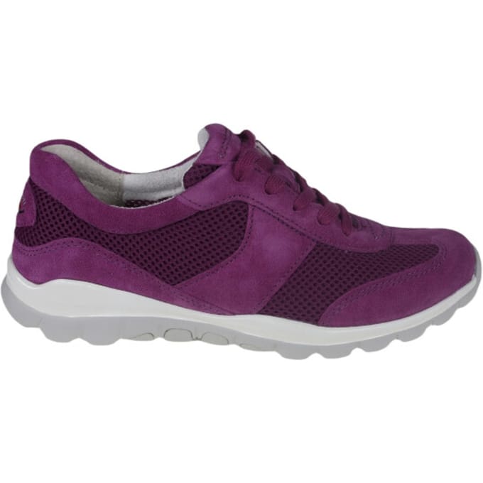 Gabor rollingsoft sensitive 46.966.49 - dames rollende wandelsneaker - Paars - maat 37.5 (EU) 4.5 (UK)
