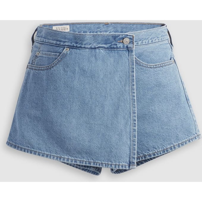 Levi's Denim Skort Maat: W26 | Mini Rokken Outlet | Dames | Blauw
