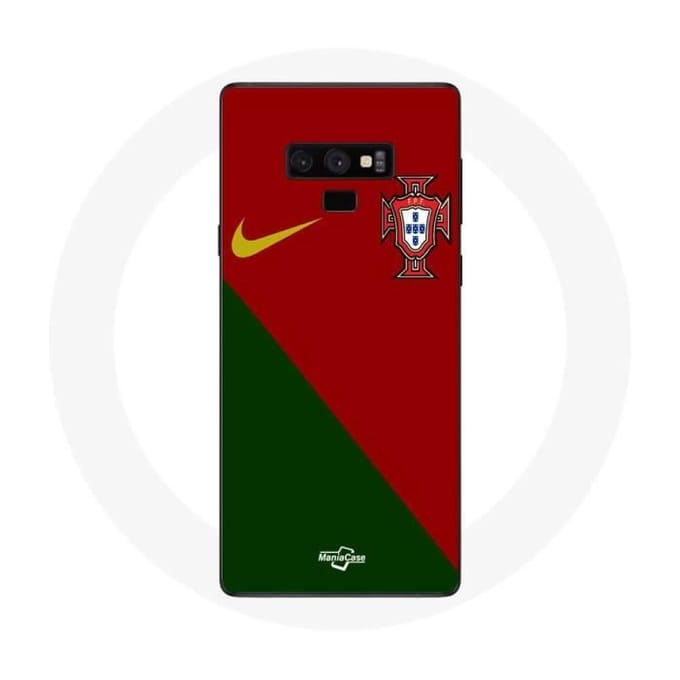 Coque - MANIACASE - Samsung Galaxy Note 9 - Souple - Maillot Nike Portugal - Blanc