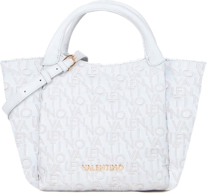 VALENTINO Handtas Schoudertas Dram Shopping Grigio Lichtgrijs