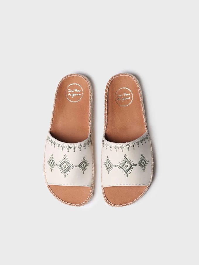 Platte sandalen in Ibiza-stijl | LILI