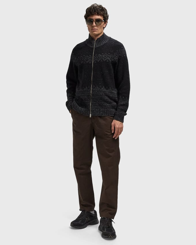Ulf Full Zip Fairisle Cardigan
