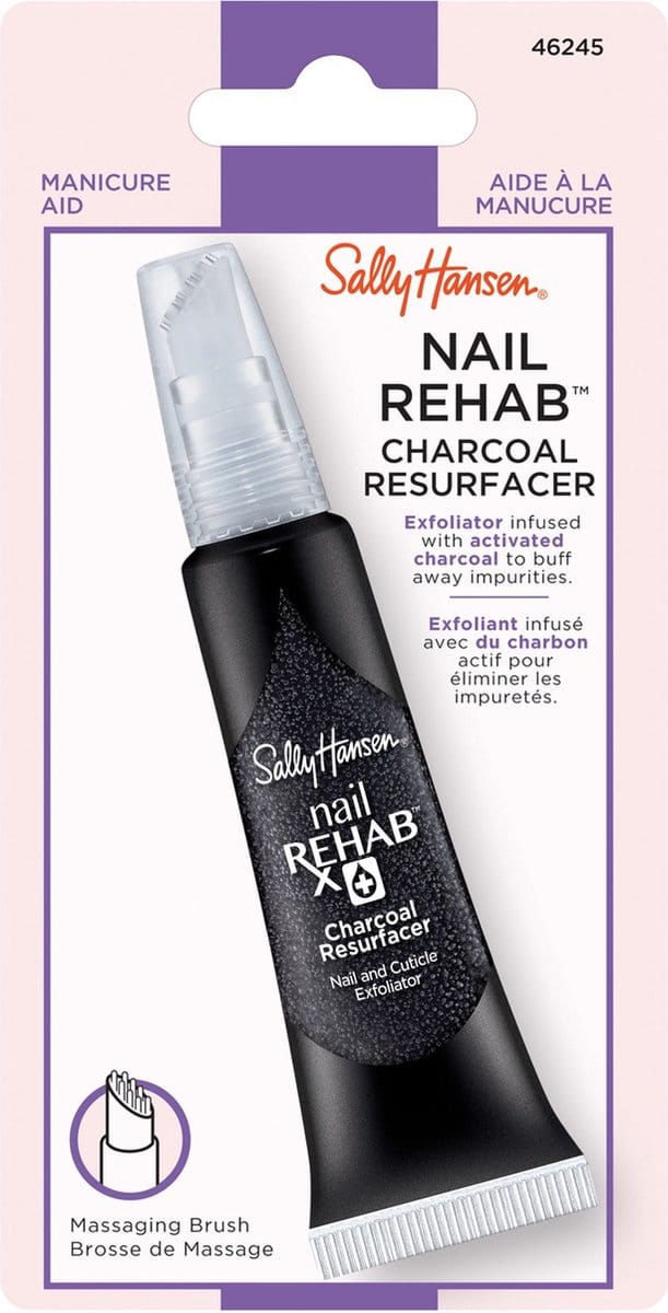 Sally Hansen Nail Rehab Charcoal Resurfacer - 12 ml