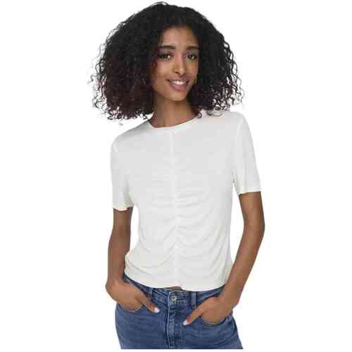 T-shirt Korte Mouw Only 15346602-CLOUDDANCER