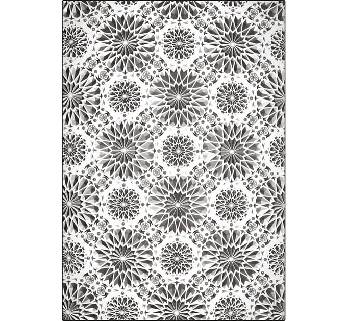 Sizzix A5 3D Embossing sjabloon " Kaleidoscope by Tim Holtz"