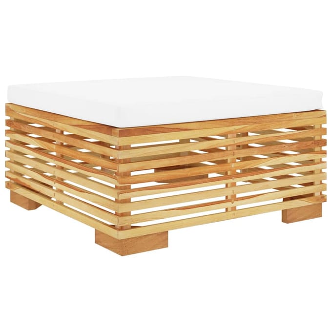 vidaXL - 2-delige - Loungeset - massief - teakhout