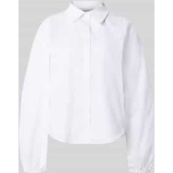 Regular fit overhemdblouse met ballonmouwen model 'Sunna'