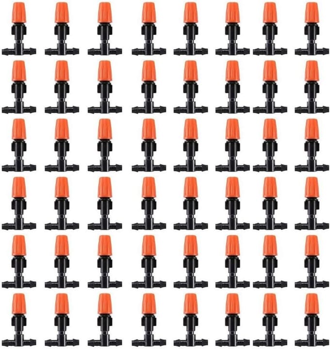 Instelbare Tuinsproeiers - 50 Stuks - Irrigatiedruppels en Nevel voor Tuin
